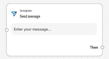 Send Message Node Interface