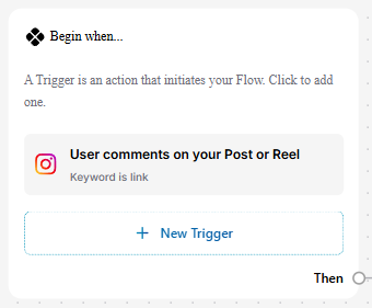 Ask to Follow First Message