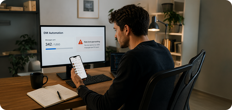 Rate Limiting in Instagram DM Automation
