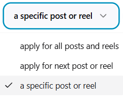Trigger configuration