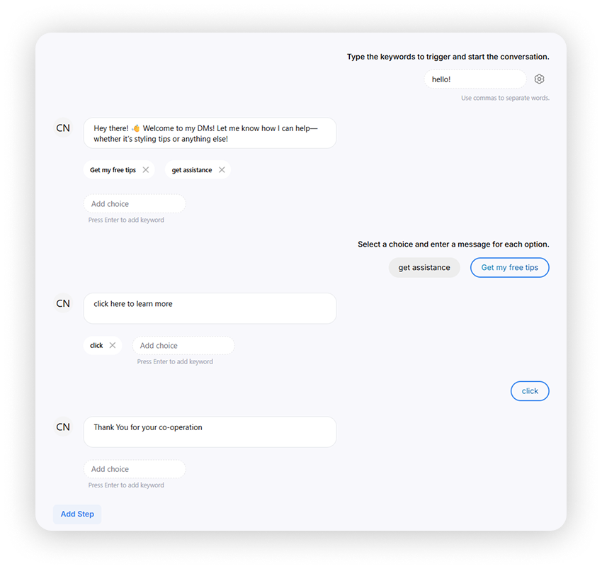 Chat Automation Preview