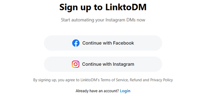 Join LinktoDM