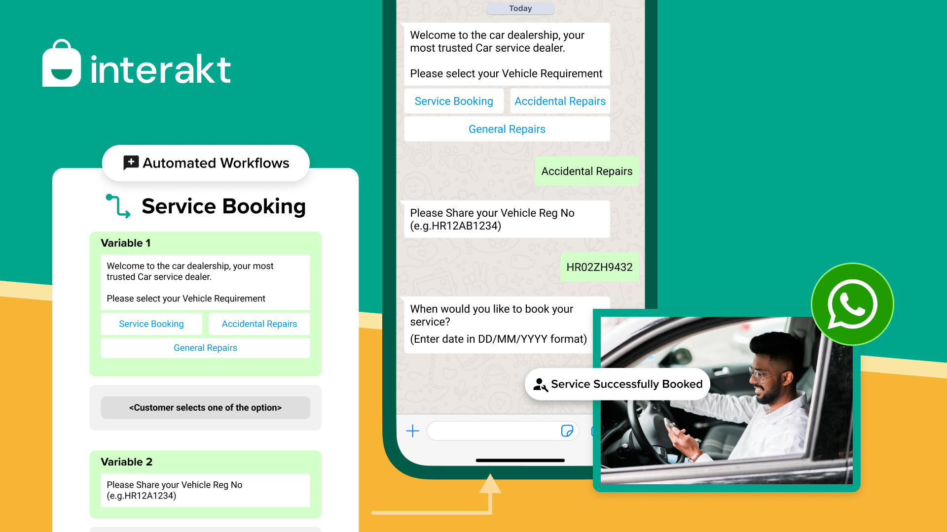 Interakt Instagram DM automation dashboard